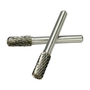 مجموعة ملفات دوارة مجموعة 6 مم شانك كربيد burrs النوع A C D F G قطع مزدوج قطع دوار لأدوات اليد الخشبية المعدنية 1pcs (اللون: نوع) in Kuwait