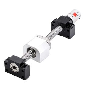 Linear Motion Ball Screw Precision Part 300-1000mm 2pcs HGR20 Linear Guide + 4pcs HGW20CC Slider + SFU2010 Ball Screw Kit +Motor Base(500mm) in Kuwait