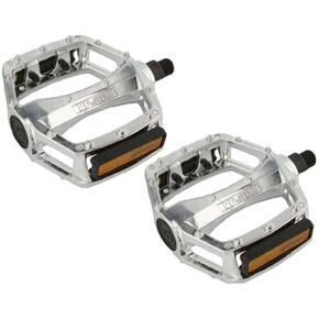 Alta VP-565 Bicycle Alloy Pedals, Multiple Color & Sizes. (Chrome, 1/2") in Saudi Arabia