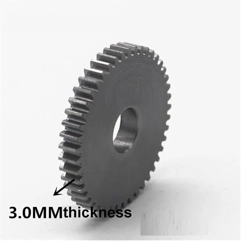 Steel Motor Drive Gear Small Modulus 0.5 Mode 40 Teeth High Precision 45 Steel Gear 37 Gearbox Output Teeth(8mm) in Saudi Arabia
