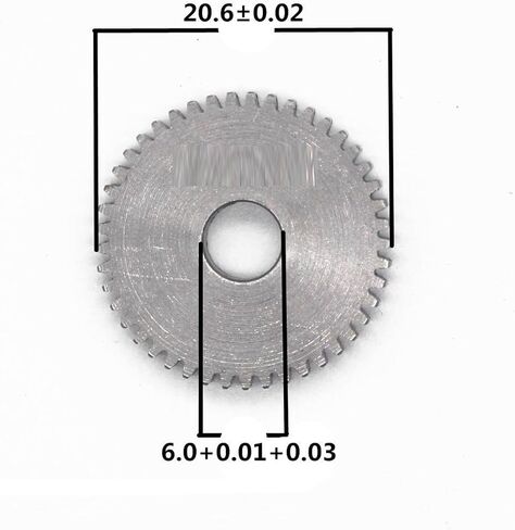 Steel Motor Drive Gear Small Modulus 0.5 Mode 40 Teeth High Precision 45 Steel Gear 37 Gearbox Output Teeth(8mm) in Saudi Arabia