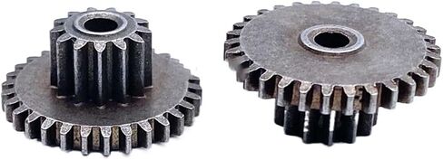 Steel Motor Drive Gear 0.5M 13T 30T 2.5MM Metal Double Gear DIY Parts(Total Thick-5mm) in Saudi Arabia