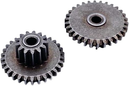 Steel Motor Drive Gear 0.5M 13T 30T 2.5MM Metal Double Gear DIY Parts(Total Thick-5mm) in Saudi Arabia
