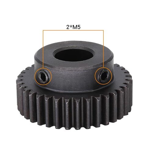 Steel Motor Drive Gear 1pcs Module 1 Motor Gear 1M-36T/37T/38T/39 Teeth Carbon Steel Spur Gear Bore Size 6mm(36 Teeth) in Saudi Arabia