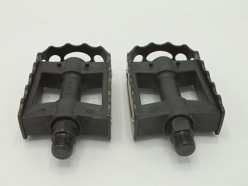 NECO 201 Metal Cage Mountain Bike Pedals 9/16 "بوصة مع عاكسات هجين دراجة in Saudi Arabia