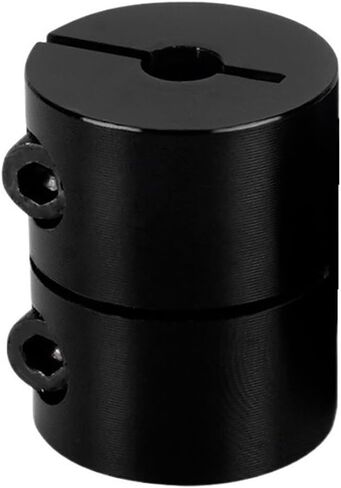 2pcs Rigid Stepper Motor Shaft Couplings 20x25mm Coupler 5mm 8mm Bore Step Motor Connecting Lead Screw 3D Printer Parts(Black) in Saudi Arabia