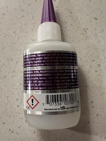 Bob Smith Insta-Cure+, Medium Gap Filling Cyanoacrylate Glue, 1 oz. BSI, Hobby Bolts, CA, Made in The USA! in Saudi Arabia