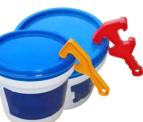 LIFKOME 6-Piece Bucket Opener Tool Set Sturdy Plastic Gallon Can Lid Lifter Comfortable to Hold Paint Bucket Opener for Home and Workshop Use in Saudi Arabia