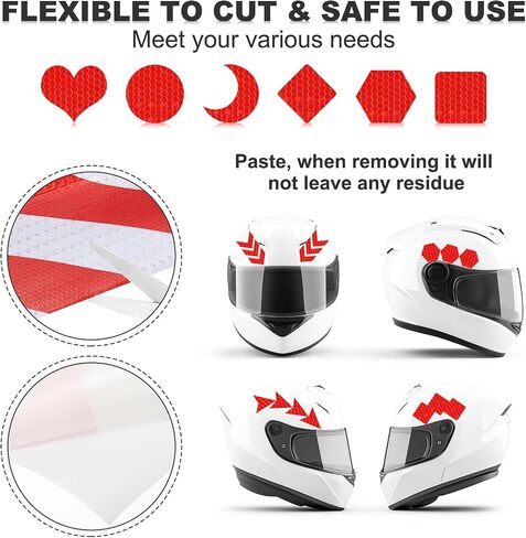 MECCANIXITY Reflective Tape, 3 Inch x 82 ft Warning Safety Sticker Night Reflectors Self-Adhesive Trailer Reflector Twill Tape for Cars Trucks Trailer, Blue White in Saudi Arabia