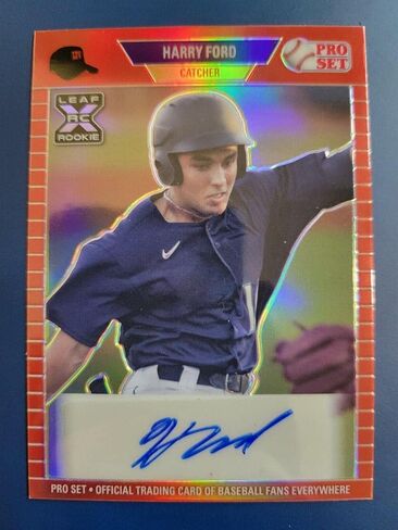 Harry Ford 2021 Leaf Pro Set Rookie RC Auto #PA-HF1 Seattle Mariners! - بطاقات البيسبول الموقعة MLB in Saudi Arabia