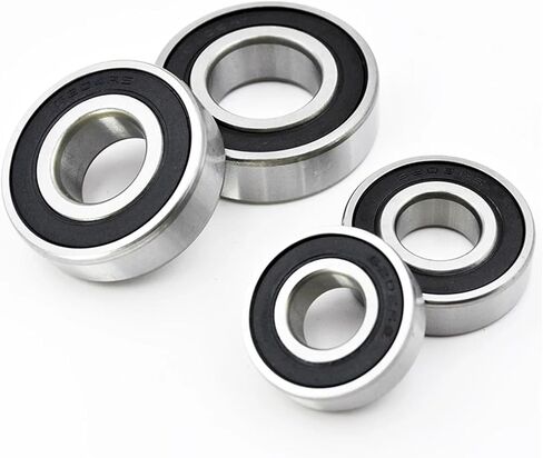 2PCs تحمل 6200 6201 6202 6203 6204 6205 2RS DDU LLU RS 6200RS 6201RS 6202RS 6205RS Chrome Steel Groove Ball (6200-2RS 10x30x9mm) in Kuwait
