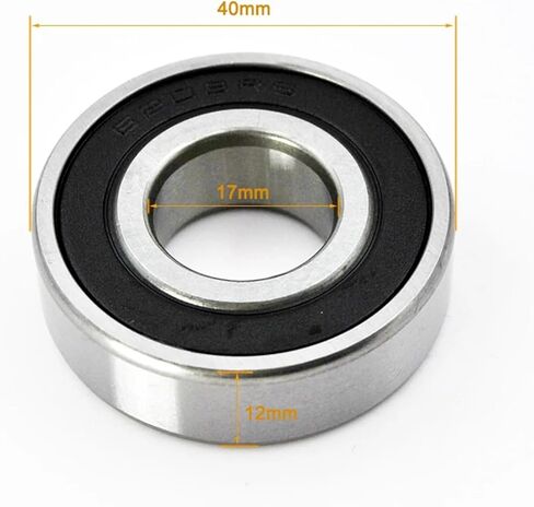 2PCs تحمل 6200 6201 6202 6203 6204 6205 2RS DDU LLU RS 6200RS 6201RS 6202RS 6205RS Chrome Steel Groove Ball (6200-2RS 10x30x9mm) in Kuwait