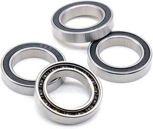 6803-2RS Stainless Bearing 17 * 26 * 5 mm (2 PCS) ABEC-9 Bicycle Hub Front Rear Hubs Wheel Ceramic Balls Bearings in Saudi Arabia