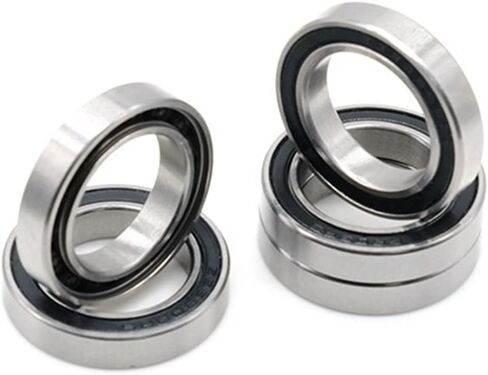 6803-2RS Stainless Bearing 17 * 26 * 5 mm (2 PCS) ABEC-9 Bicycle Hub Front Rear Hubs Wheel Ceramic Balls Bearings in Saudi Arabia