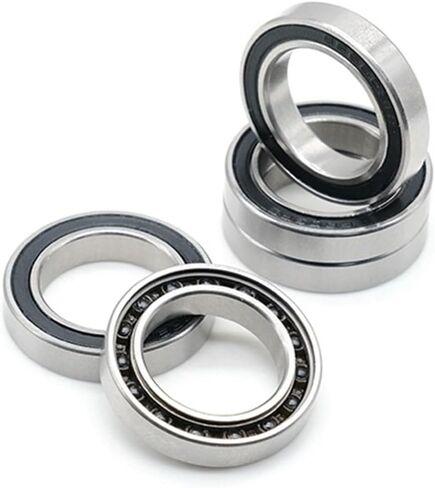 6803-2RS Stainless Bearing 17 * 26 * 5 mm (2 PCS) ABEC-9 Bicycle Hub Front Rear Hubs Wheel Ceramic Balls Bearings in Saudi Arabia