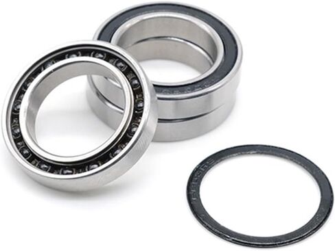 6803-2RS Stainless Bearing 17 * 26 * 5 mm (2 PCS) ABEC-9 Bicycle Hub Front Rear Hubs Wheel Ceramic Balls Bearings in Saudi Arabia