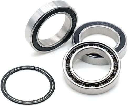 6803-2RS Stainless Bearing 17 * 26 * 5 mm (2 PCS) ABEC-9 Bicycle Hub Front Rear Hubs Wheel Ceramic Balls Bearings in Saudi Arabia
