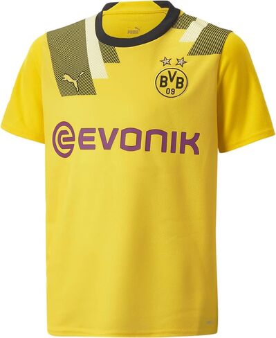 PUMA - Kids BVB Cup Jersey Replica w/Carresor ، اللون الإلكتروني الأصفر ، الحجم: كبير in Saudi Arabia