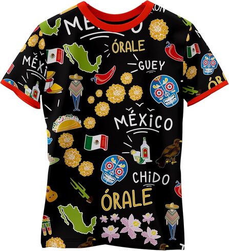 2 حزمة تي شيرت Viva Mexico Independece Day 5 Mayo للأطفال والبالغين عدة أحجام ... in Kuwait