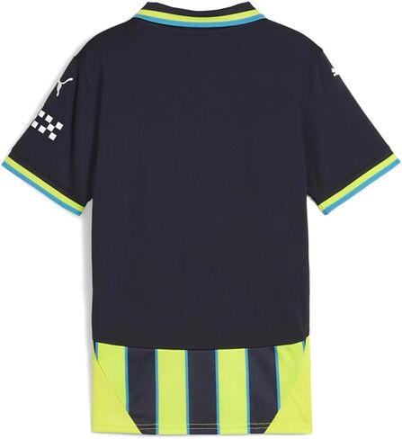 PUMA - Juniors MCFC Away Jersey Replica ، Color New Navy/Yellow Glow ، الحجم: صغير in Saudi Arabia