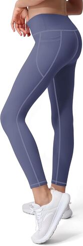 AENLLEY Girls Activewear Leggings with 2 Pockets - Kids High Waist Dance Workout Yoga Pants for Athletic in Saudi Arabia