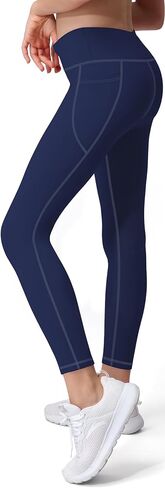 AENLLEY Girls Activewear Leggings with 2 Pockets - Kids High Waist Dance Workout Yoga Pants for Athletic in Saudi Arabia