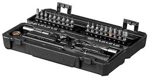 Topeak Torq Stick Pro 4-20 Nm, Tool Box w/TorqStick 4-20nm, mini Ratchet Tool, Finger bit Holder, Speed Sleeve bit Holder, 18 Tool bits (4-20Nm, 18 Tool Bits) in Saudi Arabia