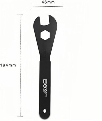Bike Cone Wrench Set - 7 Sizes (13-19mm) Bicycle Wheel Hub Axle Nut Installer & Remover Cycling Spanner Tool Kit in Saudi Arabia