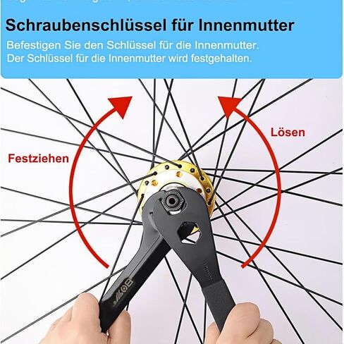 Bike Cone Wrench Set - 7 Sizes (13-19mm) Bicycle Wheel Hub Axle Nut Installer & Remover Cycling Spanner Tool Kit in Saudi Arabia