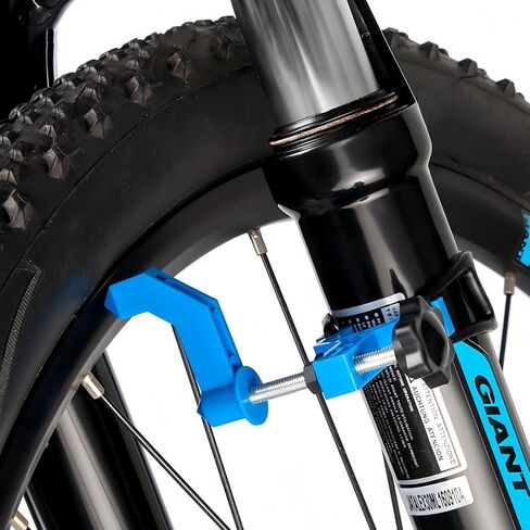 Bicycle Wheel Truing Tool Portable Bike Rim Adjustment Stand, Universal Size Portable Bicycle Wheel Truing Tool with Spoke Wrench,Mini Bike Wheels Repair Tools in Saudi Arabia
