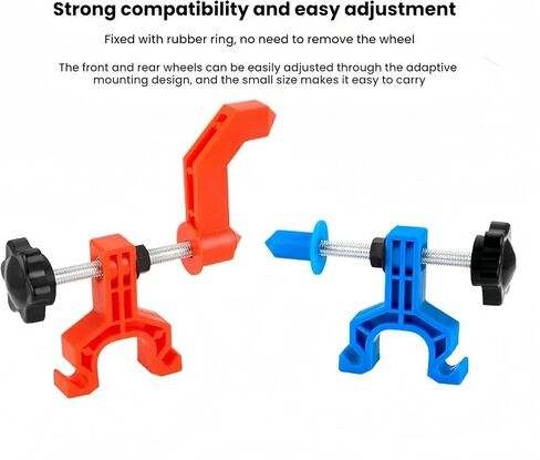 Bicycle Wheel Truing Tool Portable Bike Rim Adjustment Stand, Universal Size Portable Bicycle Wheel Truing Tool with Spoke Wrench,Mini Bike Wheels Repair Tools in Saudi Arabia