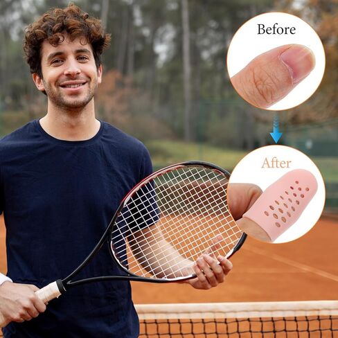 20pcs الهلام أصابع أصابع مع ثقوب الهواء حماة أصابع الهلام القابلة للتنفس تغطي أصابع حماية أصابع الأطراف تغطي قفزة أخمص القدمين حماة لتكسير الجرح بثور الأظافر (عارية) in Kuwait