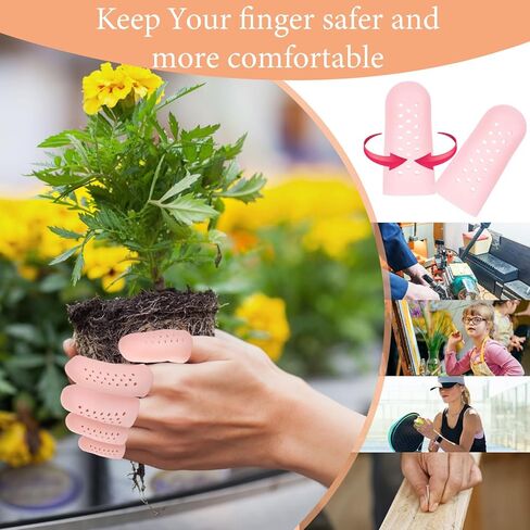 20pcs الهلام أصابع أصابع مع ثقوب الهواء حماة أصابع الهلام القابلة للتنفس تغطي أصابع حماية أصابع الأطراف تغطي قفزة أخمص القدمين حماة لتكسير الجرح بثور الأظافر (عارية) in Kuwait