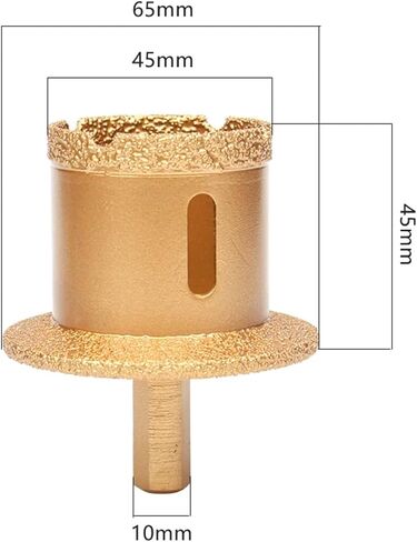 Hole Drill Diamond Hole Saw Drill Core Bits for Marble Tiles Porcelain Tile Washbasin Hole Opener 1Pcs(40-60) in Saudi Arabia