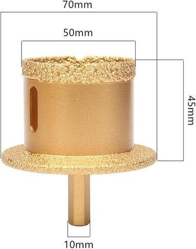 Hole Drill Diamond Hole Saw Drill Core Bits for Marble Tiles Porcelain Tile Washbasin Hole Opener 1Pcs(40-60) in Saudi Arabia