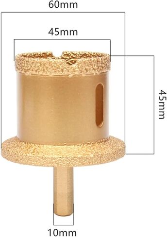 Hole Drill Diamond Hole Saw Drill Core Bits for Marble Tiles Porcelain Tile Washbasin Hole Opener 1Pcs(40-60) in Saudi Arabia