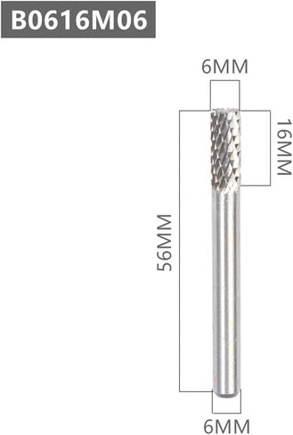 1pcs b type tungsten tungsten carbide file file tool point burr die grinder grasive tools bit bit bit bit bit (b1425m06) in Kuwait