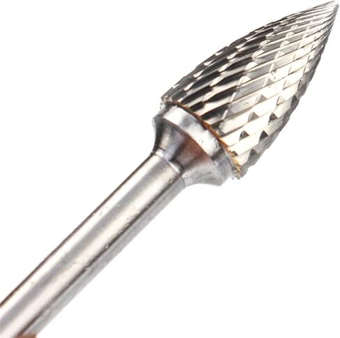 YG8 Alloy Rotary File 1Pc GX Type Double Slot Tungsten Steel Wood Carving Grinding Head Hard Metal for Copper(GX0816M06) in Saudi Arabia