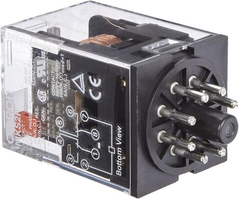 OMRON MKS2P AC24 ترحيل للأغراض العامة مع مؤشر الميكانيك ، نوع الطراز الأساسي ، محطة الإضافات ، الاتصالات الداخلية القياسية ، جهات اتصال مزدوجة القطب المزدوج ، 110 مللي أمبير في 50 و 96.3 مللي أمبير في 60 هرتز تيار الحمل ، in Saudi Arabia