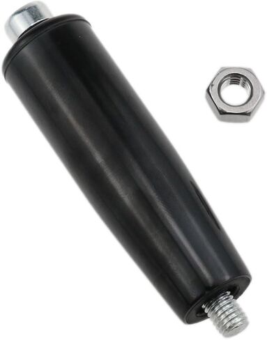 Rotating Handles Trailer Jack M8 Threaded Handles Crank handwheels with Nuts 2pcs (Black) in Saudi Arabia