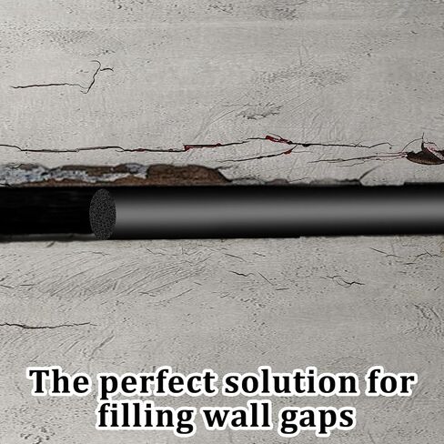Backer Rod 16.4 Ft 1/8 Inch Foam Backer Rod Black Rubber Caulk Saver Concrete Expansion Joint Filler for Gaps and Joints in Saudi Arabia