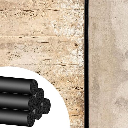 Backer Rod 16.4 Ft 1/8 Inch Foam Backer Rod Black Rubber Caulk Saver Concrete Expansion Joint Filler for Gaps and Joints in Saudi Arabia