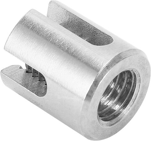 Cross Cable Clamp Clamp Stafless Steel Rope Cross Cross Clamp Clamp لتطبيقات حديقة حديقة داخلية في الهواء الطلق 316 من الفولاذ المقاوم للصدأ 10pcs (M8 3mm) in Saudi Arabia