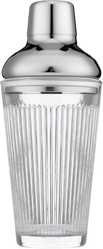 Glass Cocktail Shaker, Martini Shaker with Strainer for Bars, Whiskey, Cocktails 17oz (Gold) in Saudi Arabia