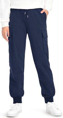 Auranso Boys Cargo Sweatpants Althetic Pants for Kids Joggers Casual Workout with Pockets Drawstring in Saudi Arabia