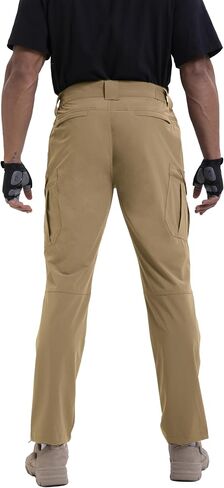 NATUVENIX Lightweight Mens Hiking Pants Quick Dry Travel Pants for Men Water Resistant Work Pants Men with Pockets Outdoor in Kuwait