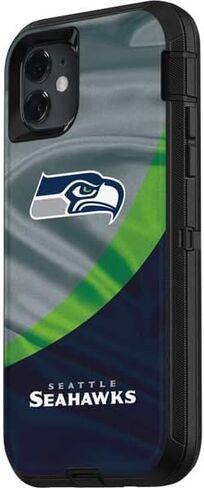 Skinit Skinit Skin Concervated مع Otterbox Defender iPhone 11 Case - تصميم NFL Seattle Seahawks المرخص رسميًا in Saudi Arabia