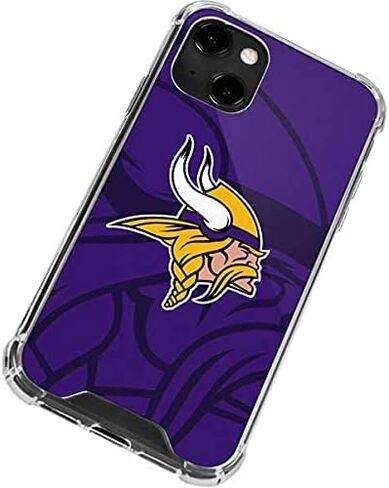 قضية الهاتف Clear Clear متوافقة مع iPhone 13 - NFL Minnesota Vikings مرخص رسميًا in Saudi Arabia