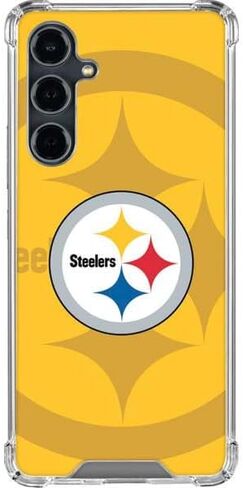 Skinit Clear Phone Case متوافق مع Galaxy S23 Fe - NFL Pittsburgh Steelers مرخص رسميًا in Saudi Arabia