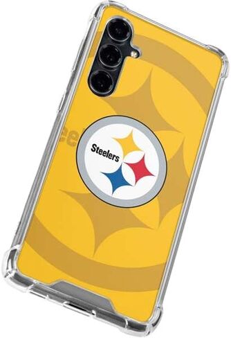 Skinit Clear Phone Case متوافق مع Galaxy S23 Fe - NFL Pittsburgh Steelers مرخص رسميًا in Saudi Arabia